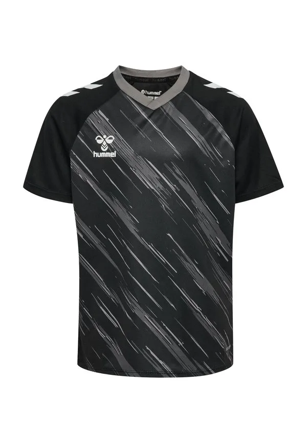 Спортивная футболка hmlmatch triumph с коротким рукавом Hummel, Black Steel Gray