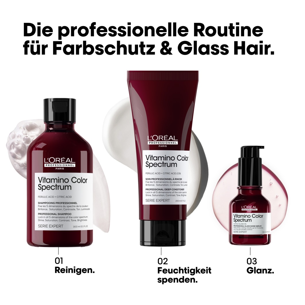 Кондиционер для волос serie expert vitamino color spectrum L Oreal Professionnel Paris, объем 500 мл — фото 2