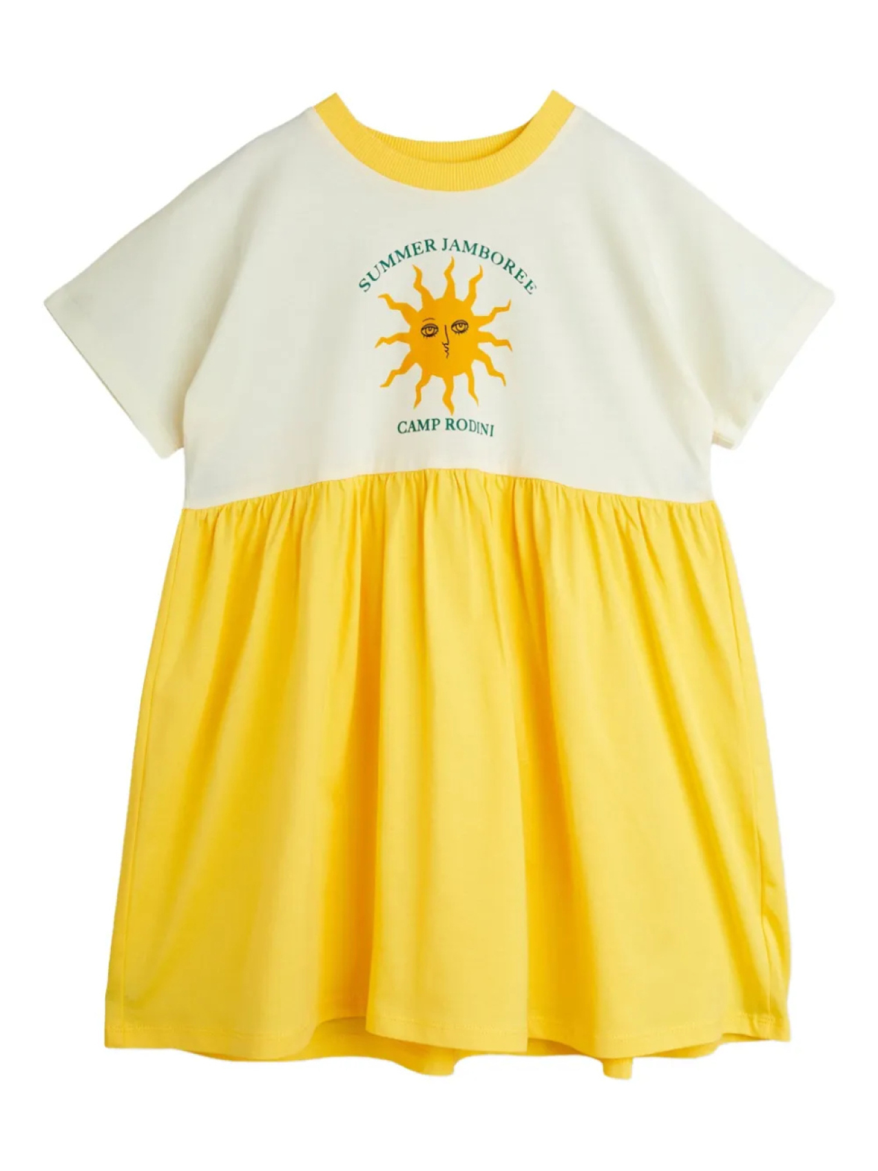 

Платье Camp Rodini в стиле колор-блок Mini Rodini, белый