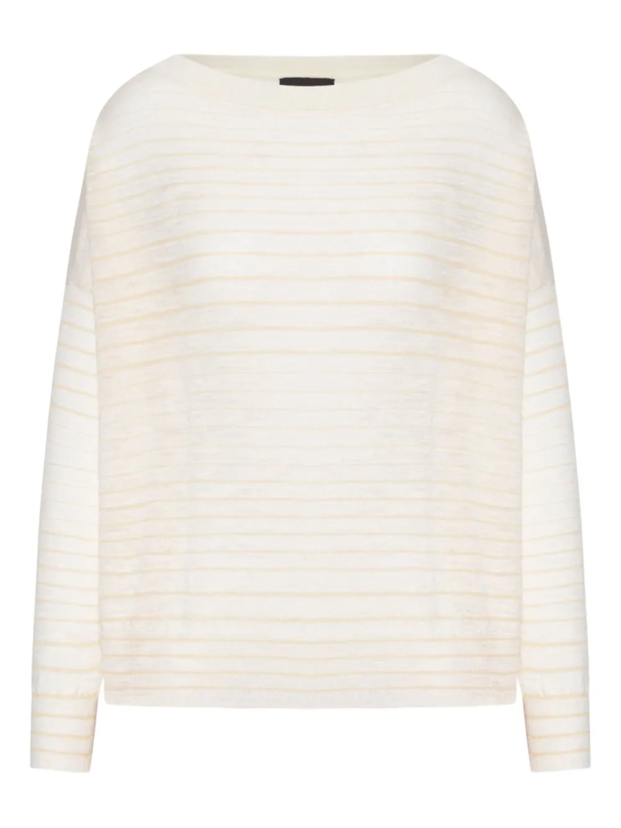 

Футболка в полоску Роберто Коллина трикотажная Roberto Collina, нейтральный