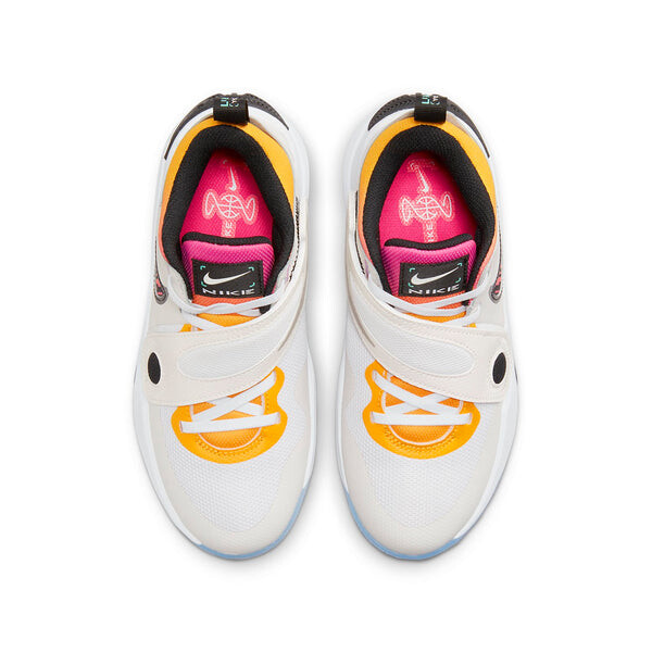 Кроссовки team hustle d 11 баскетбольные кроссовки Nike, белый — фото 4