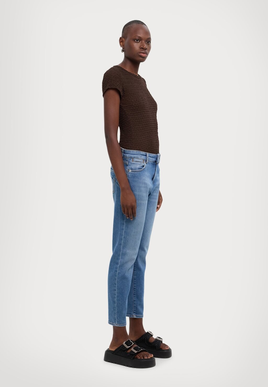 

Джинсы прямого кроя NAVATA Sportmax, синий
