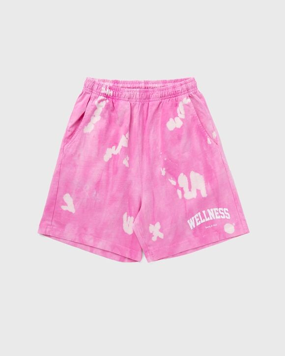 

Шорты Sporty & Rich Wellness Ivy Tie Dye Gym Short, цвет taffy/white