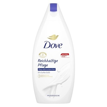 

Гель для душа Dove Rich Care с тройной увлажняющей сывороткой для мгновенного смягчения кожи и длительного ухода 400мл