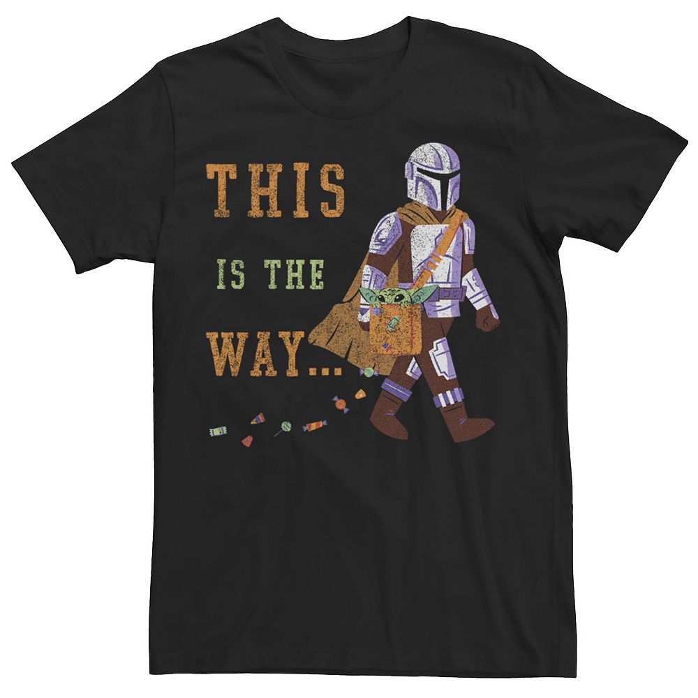 

Мужская футболка Star Wars The Mandalorian This Is The Way Trick or Treat Licensed Character, черный