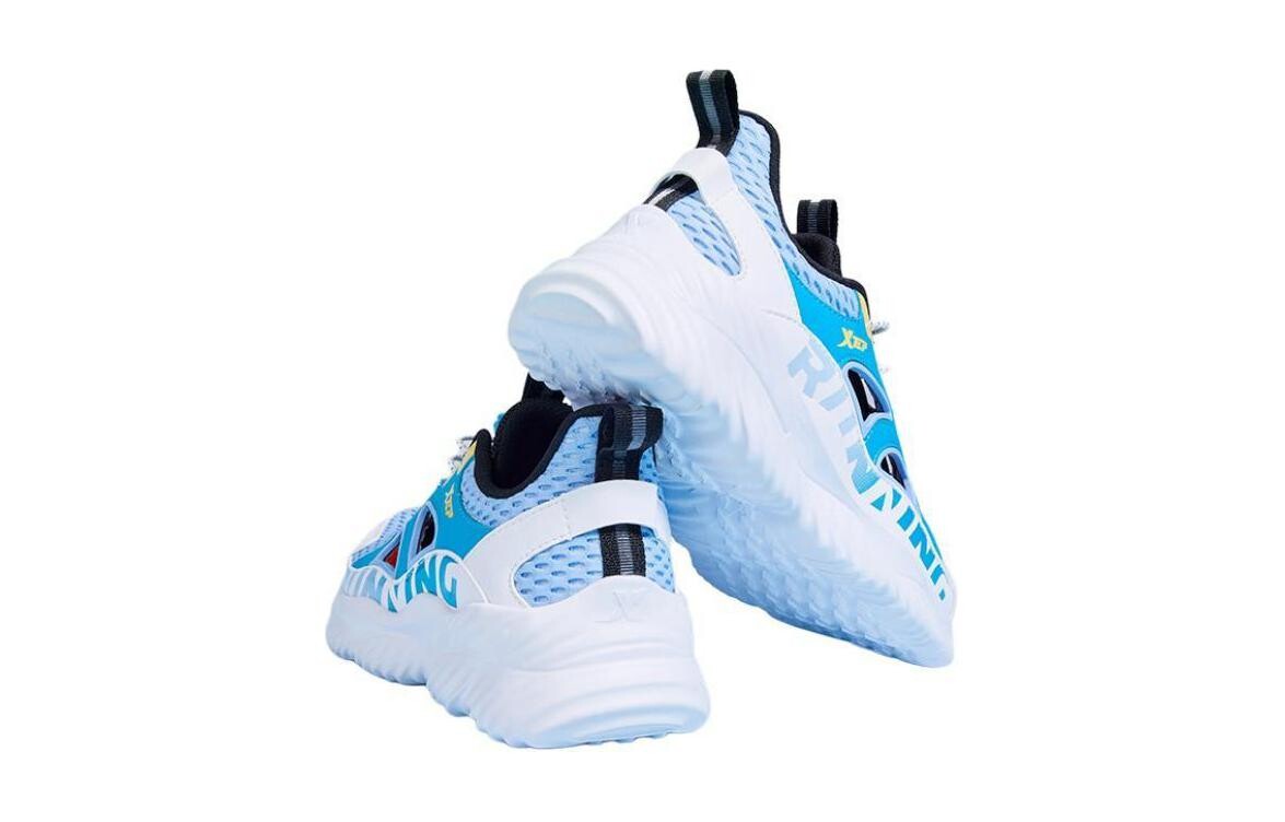 Детские кроссовки GS Low-top Northern Lights Синие/Белые Xtep, цвет Northern Lights Blue/Xtep White — фото 2