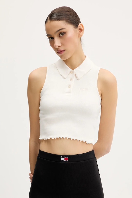 

Топ Tommy Jeans, бежевый