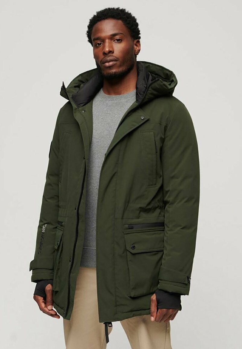 

Зимнее пальто CITY PADDED Superdry, зеленый
