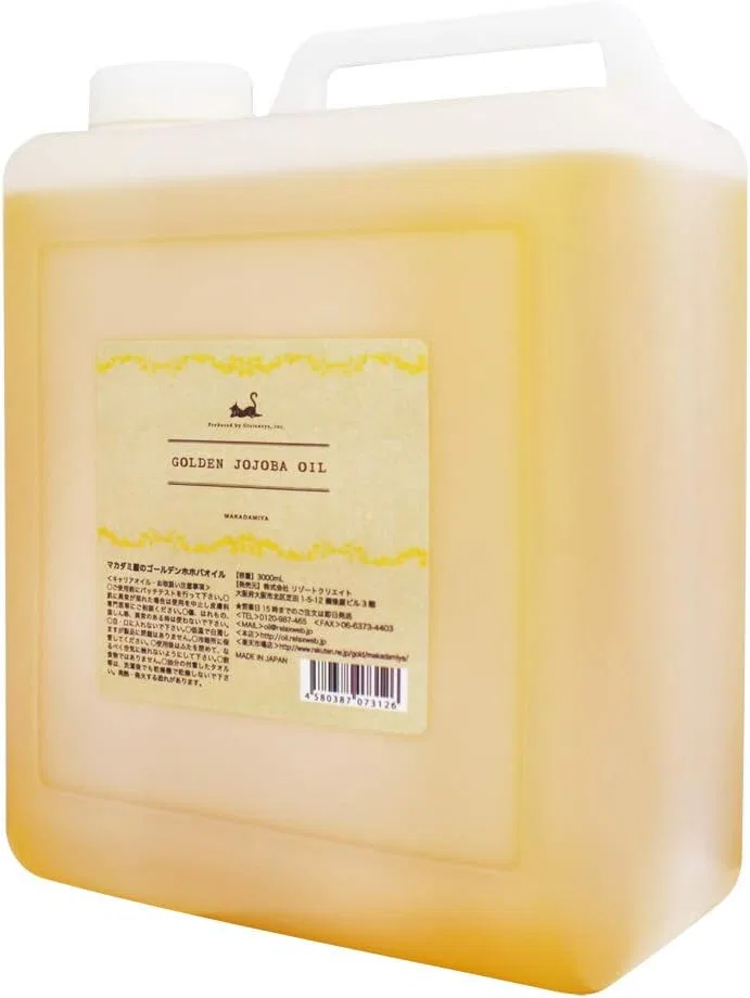 Масло жожоба Golden Jojoba Oil, Macadamiya, 3000 мл, золотистое Macadamia Shop