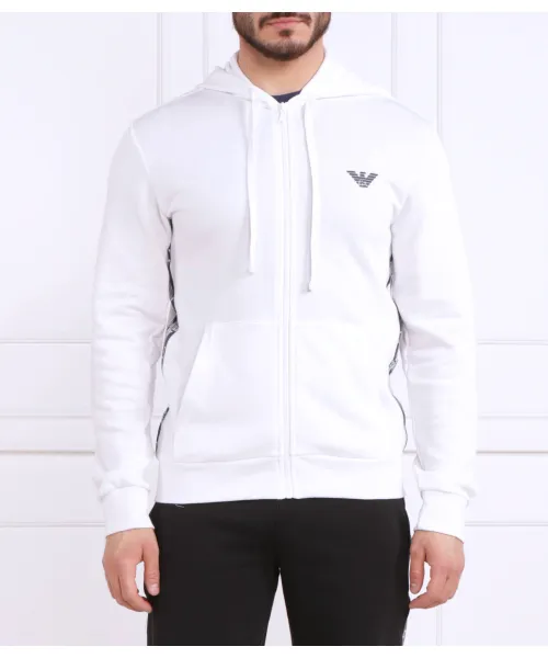 

Толстовка Regular fit Emporio Armani, белый