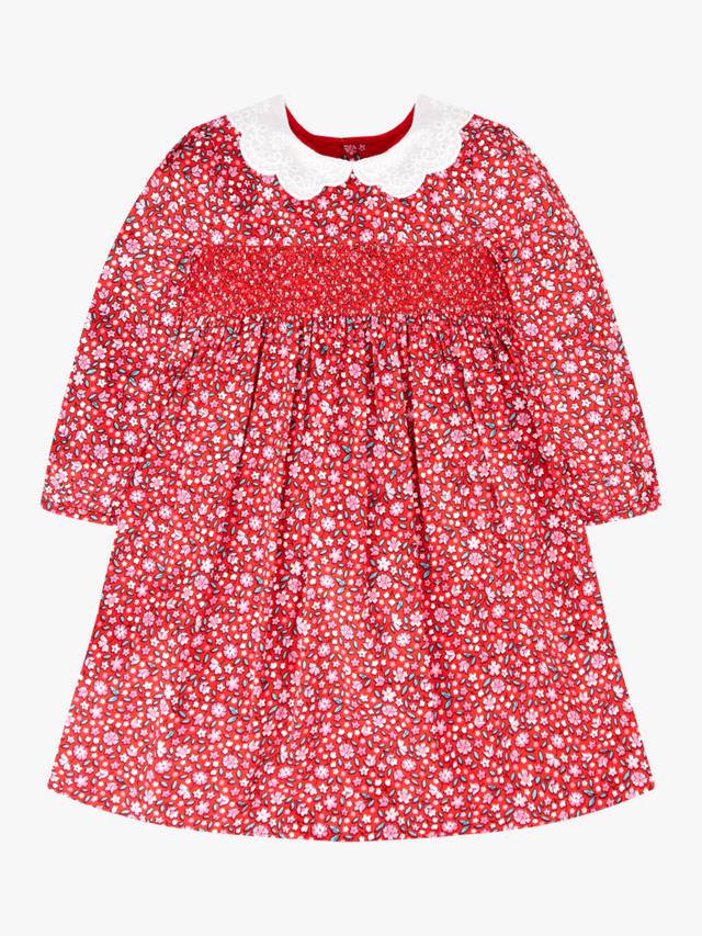 

Детское зимнее платье Blossom JoJo Maman Bébé, Red