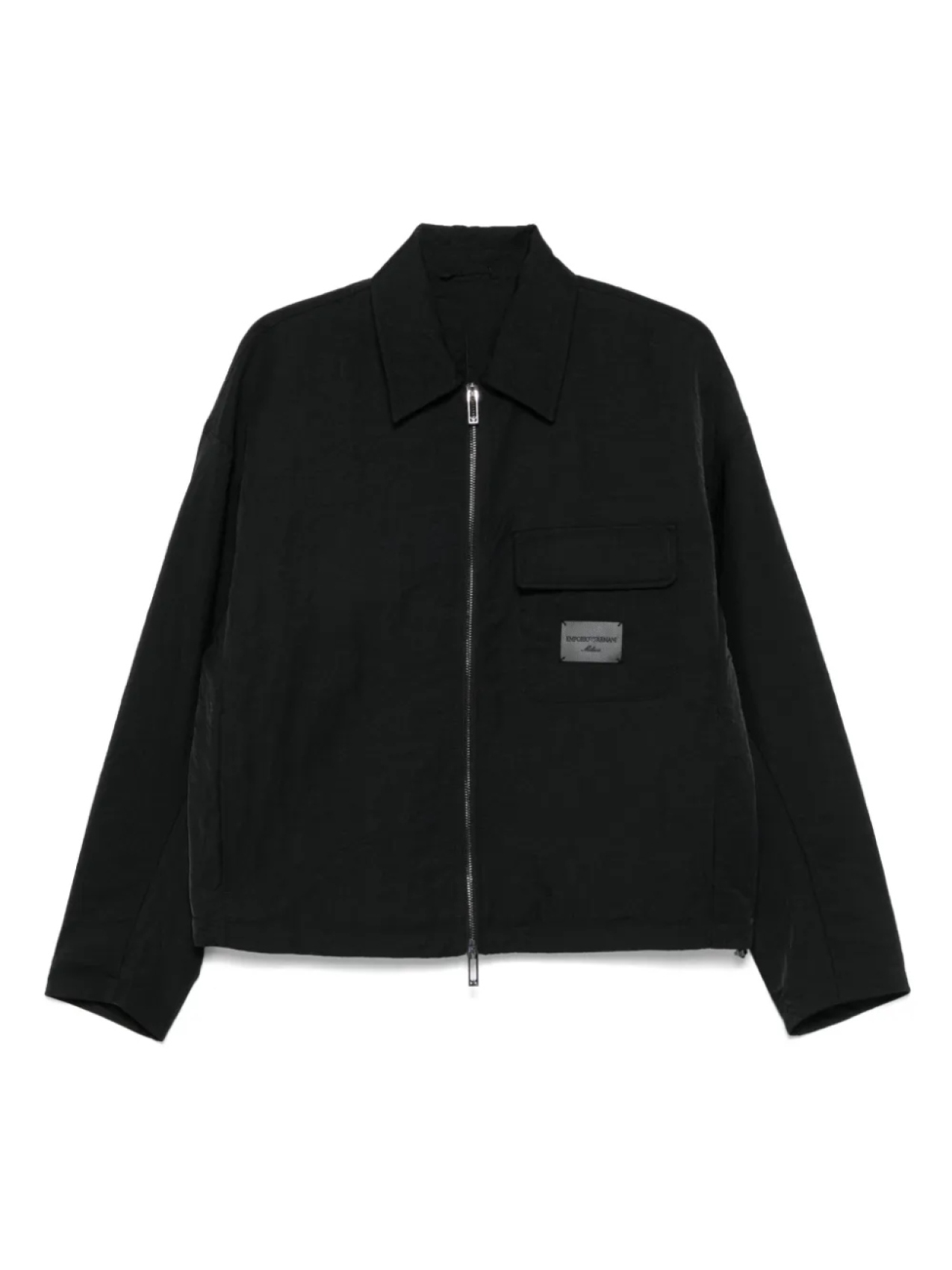 

Куртка с нашивкой-логотипом Emporio Armani, черный
