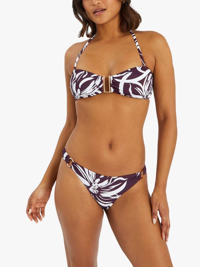 

Трусики бикини с цветочным принтом Accessorize, Brown