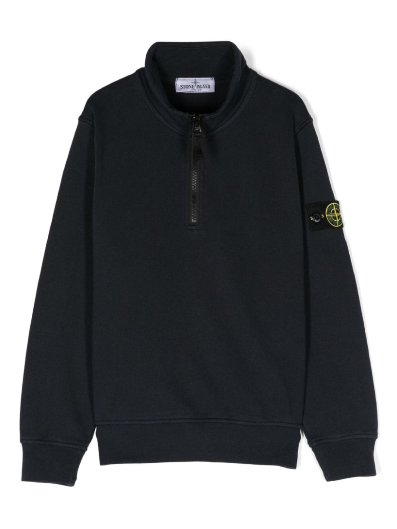 

Stone Island Junior толстовка с нашивкой Compass, синий