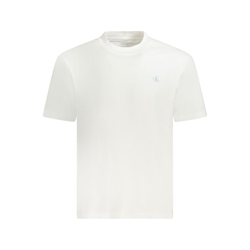 

Белая хлопковая футболка Calvin Klein