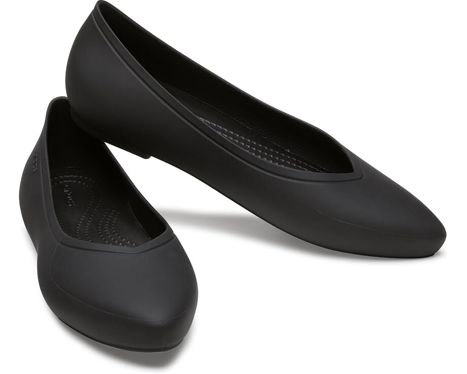 

Туфли на плоской подошве Crocs Brooklyn Pointed Flat, черный