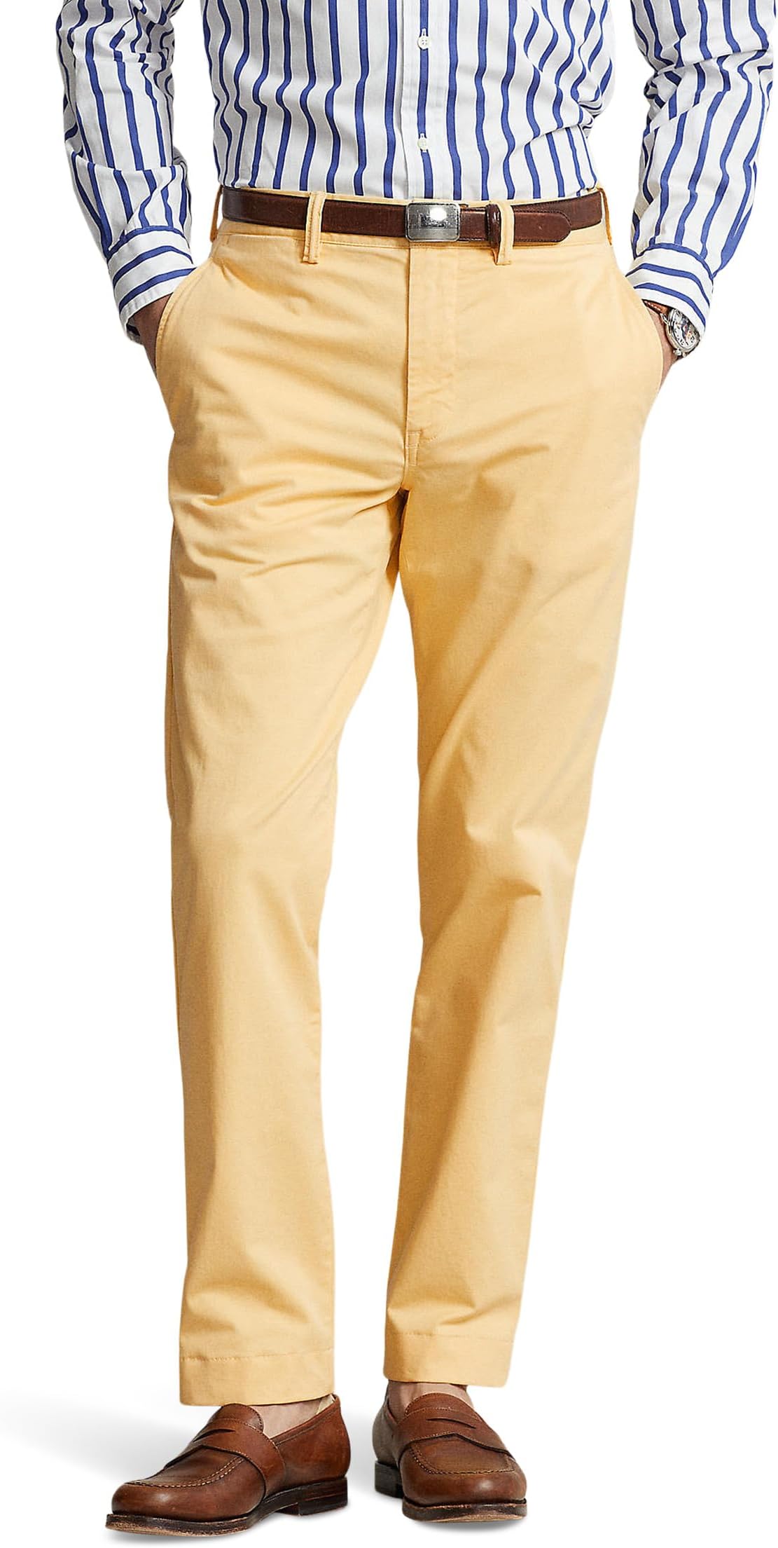 

Брюки Polo Ralph Lauren Stretch Straight Fit Chino Pants, цвет Corn Yellow