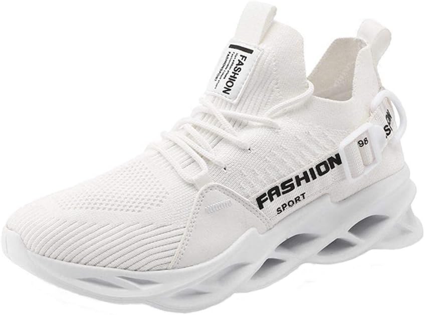 

Мужские спортивные кроссовки BORAMAX для бега, спортивные кеды, прогулочная обувь для мужчин, дышащие сетчатые нескользящие кроссовки для баскетбола, белый