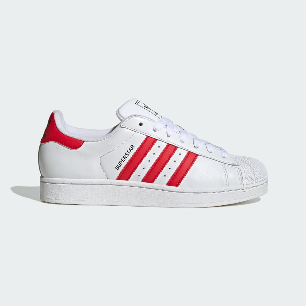 

Кроссовки Adidas Superstar II Shoes, цвет Cloud White/Better Scarlet/Core Black