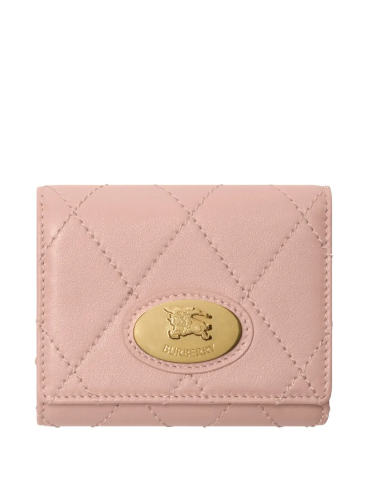 

Кошелек из стеганой кожи Burberry, розовый