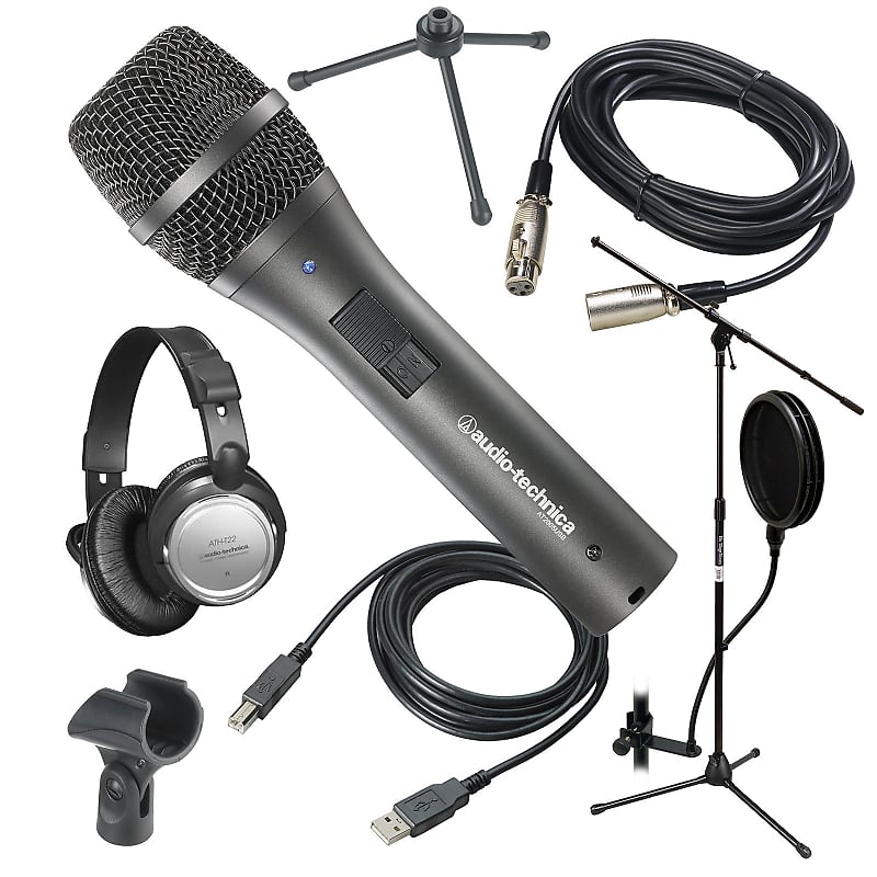 

Динамический микрофон Audio-Technica AT2005USB Handheld Cardioid USB/XLR Dynamic Microphone