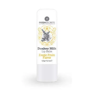 Бальзам для губ с ослиным молоком и экзотическими фруктами, 4.5 г Fresh Secrets