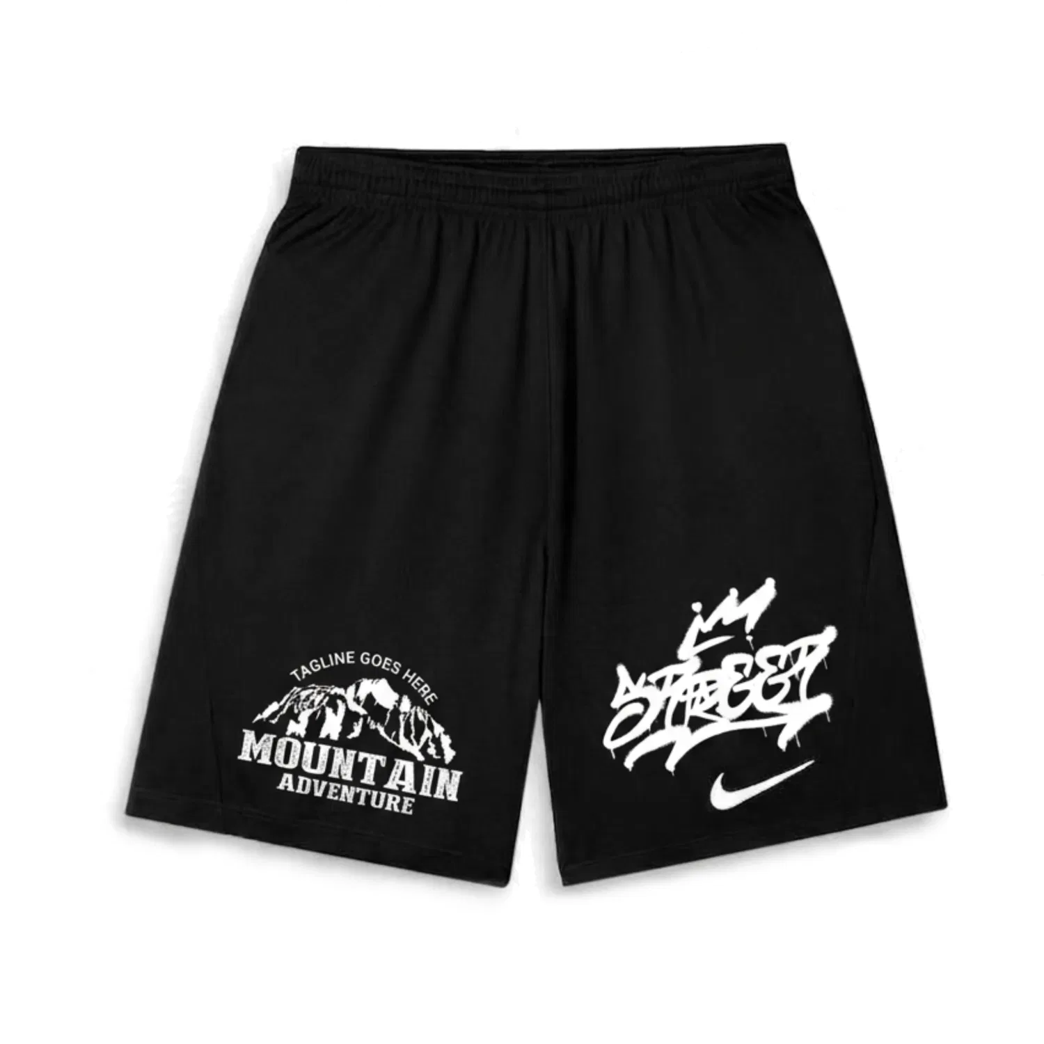 Шорты повседневные Dri Fit черные Nike