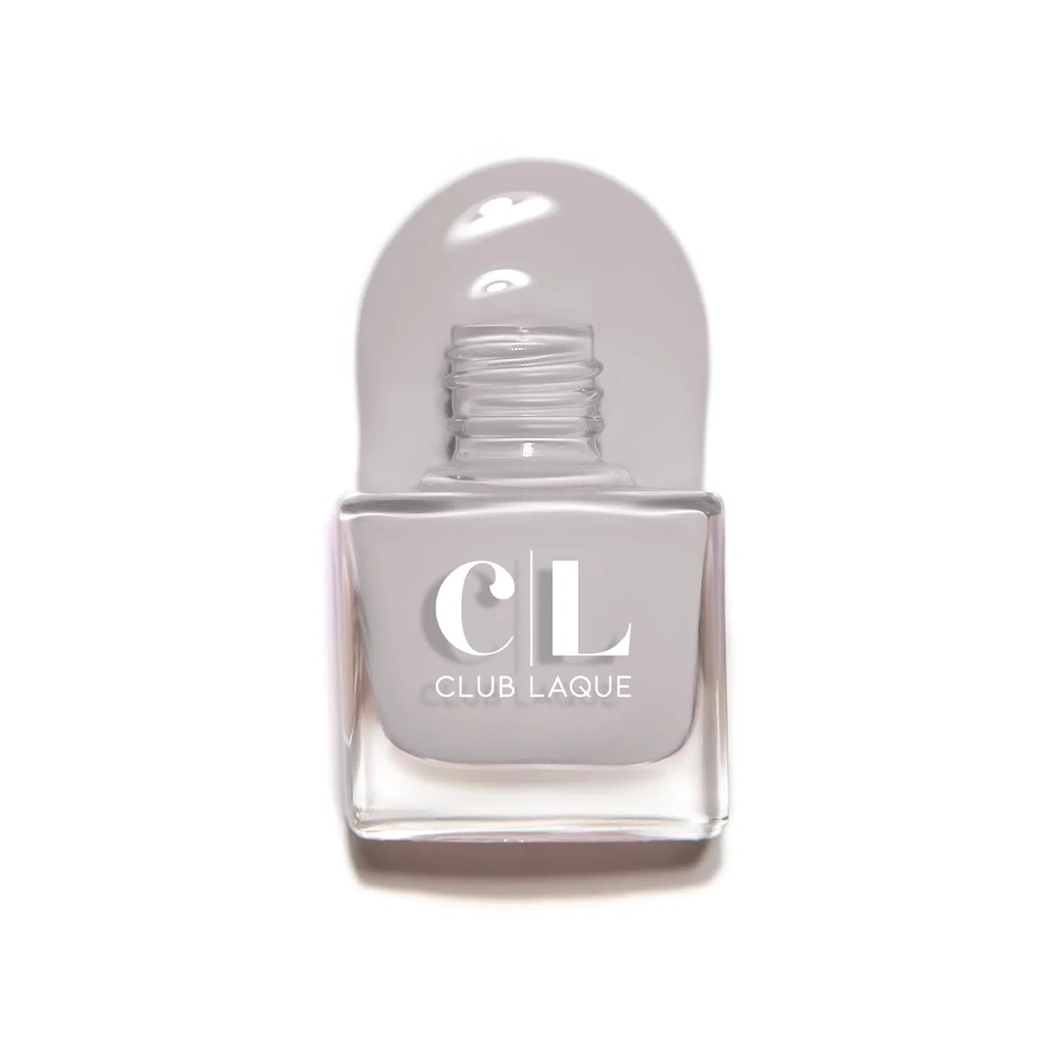 Веганский лак для ногтей Emmi Nail Club Laque Wallflower, светло-серый, 10 мл Club Laque, Wallflowers