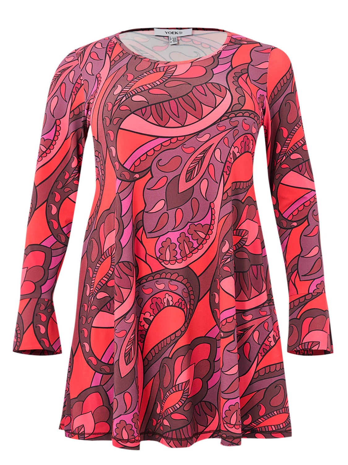 

YOEK Туника в красном цвете