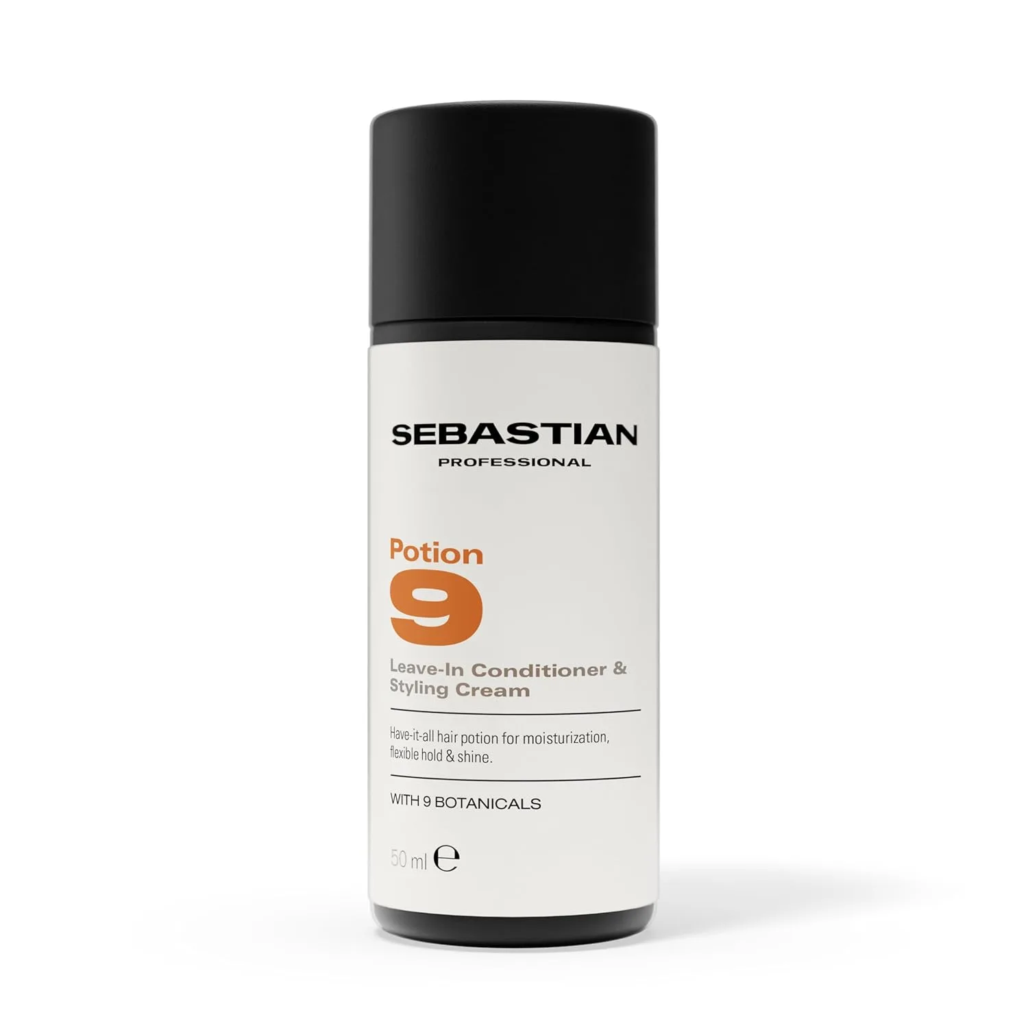 Sebastian Professional Potion 9 Wearable Hair Styling Treatment, несмываемый кондиционер и универсальный крем для укладки с гибкой фиксацией, с ботаническими экстрактами, маслом жожоба, витаминами C и E 50 мл (1 шт.)