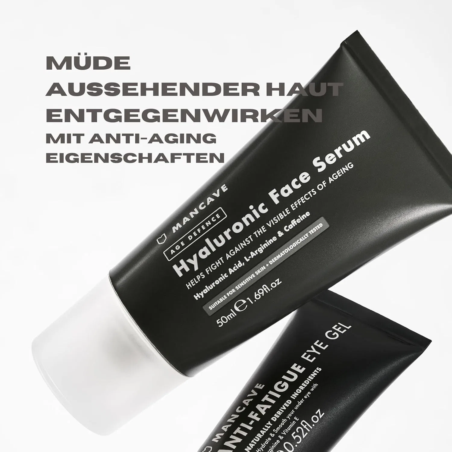 Мужская сыворотка для лица с гиалуроновой кислотой «Face Serum» от ManCave, 50 мл Mancave — фото 4