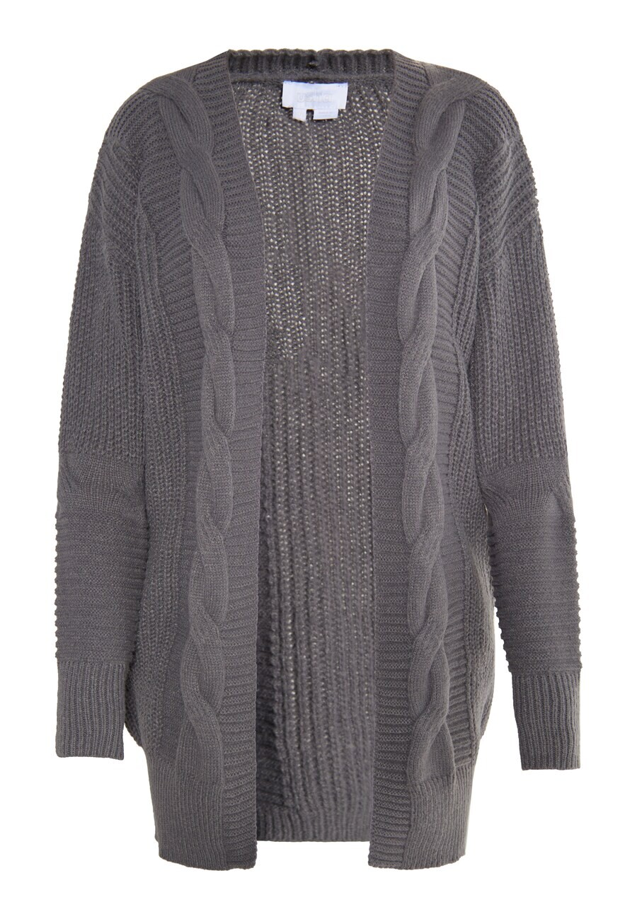 

Кардиган usha WHITE LABEL Knit Cardigan Teylon, темно-серый