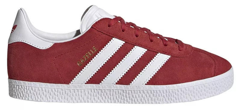 

Детские кроссовки Gazelle для начальной школы Adidas, красный/белый/золотой