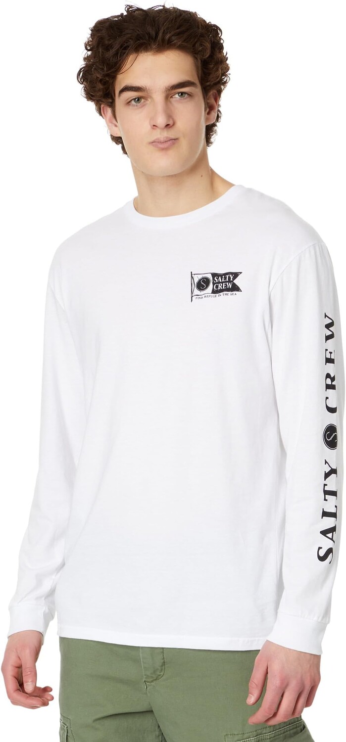 

Футболка Salty Crew Pennant Premium Long Sleeve Tee, белый