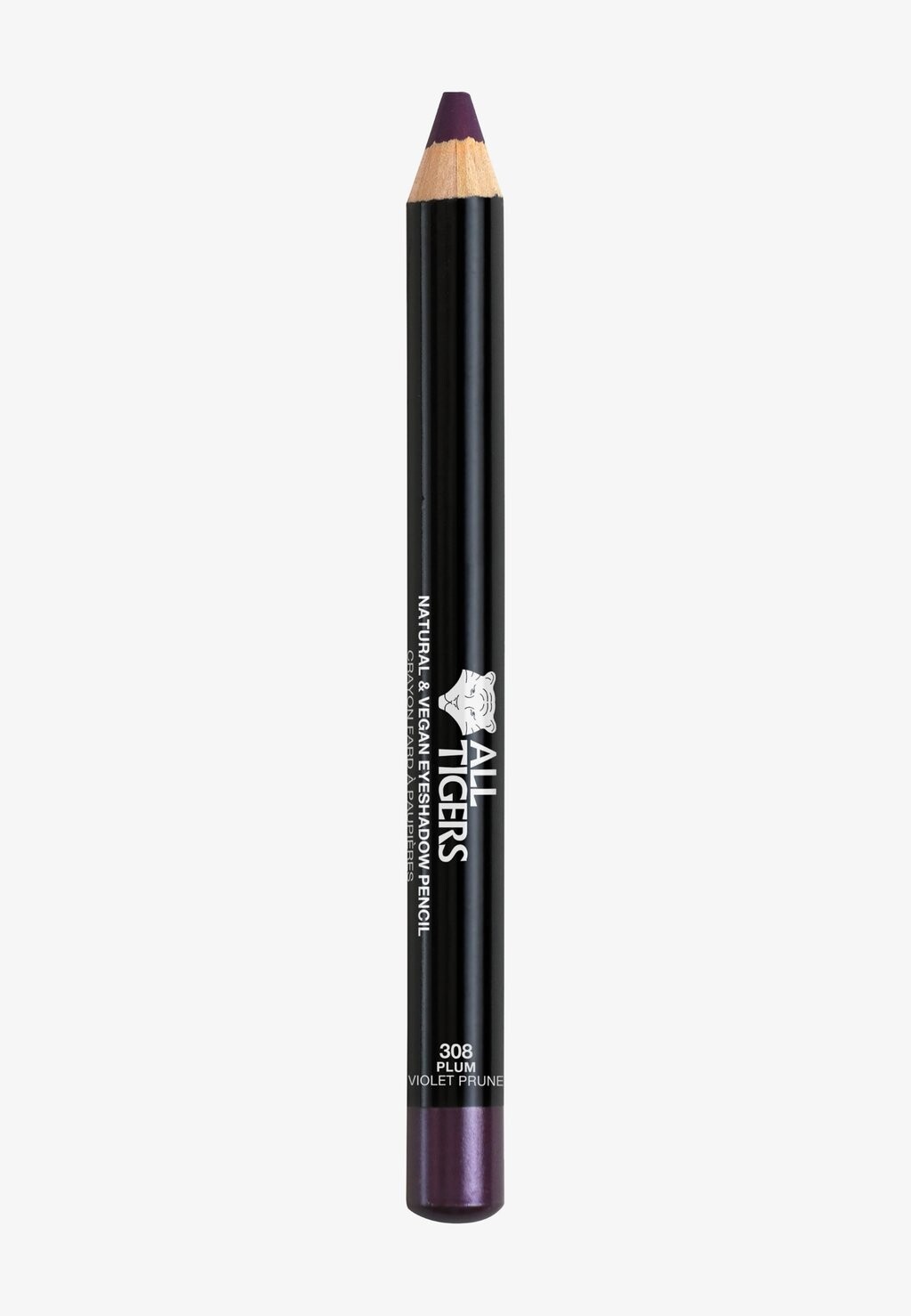 

Тени для век Natural & Vegan Eyeshadow Pencil All Tigers, цвет plum "see the bright side"