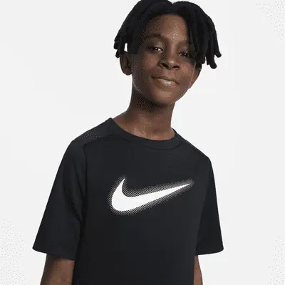 Топ Nike Multi, черный/белый — фото 3