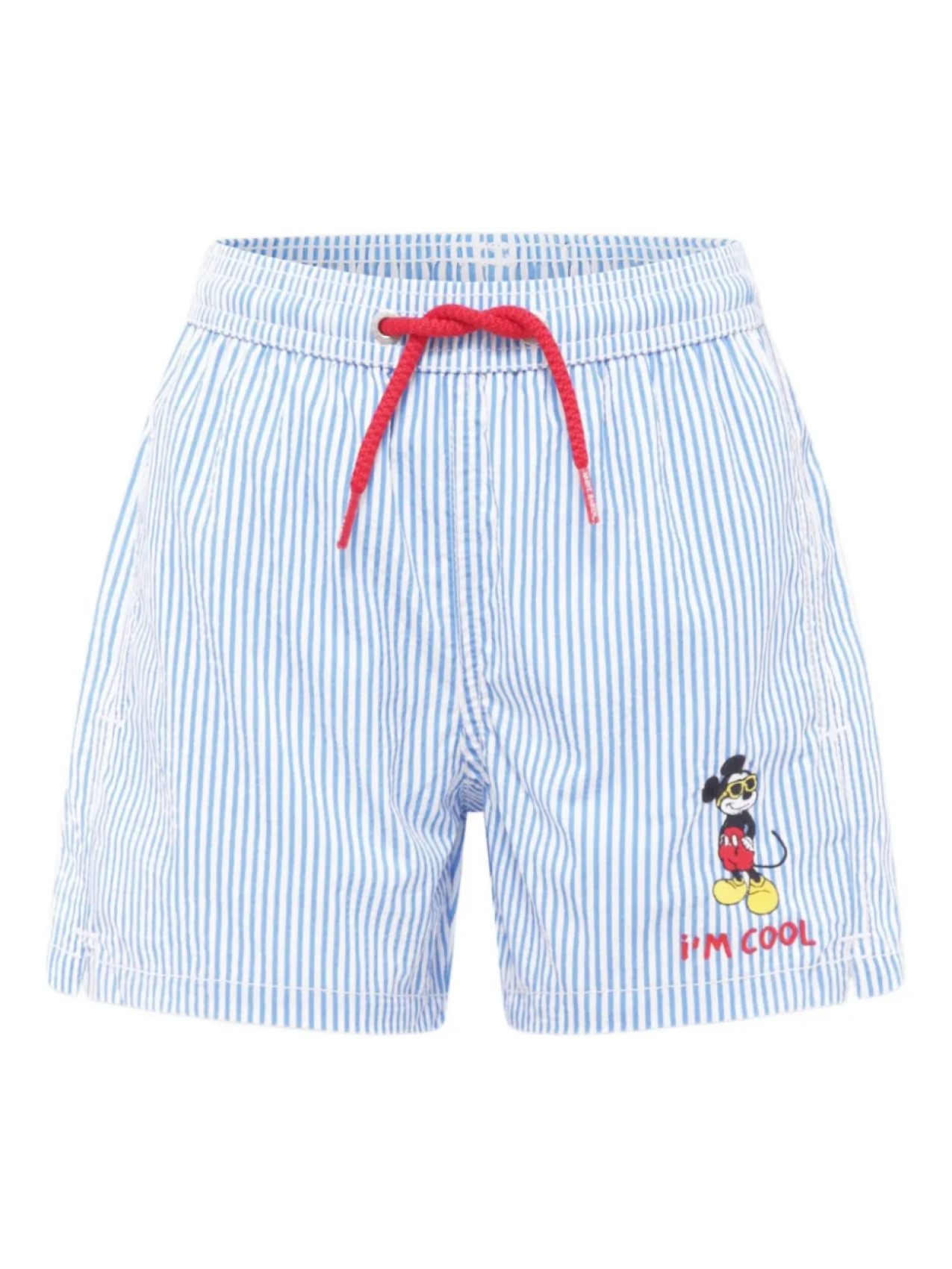 

Полосатые шорты для плавания MC2 Saint Barth Kids, синий