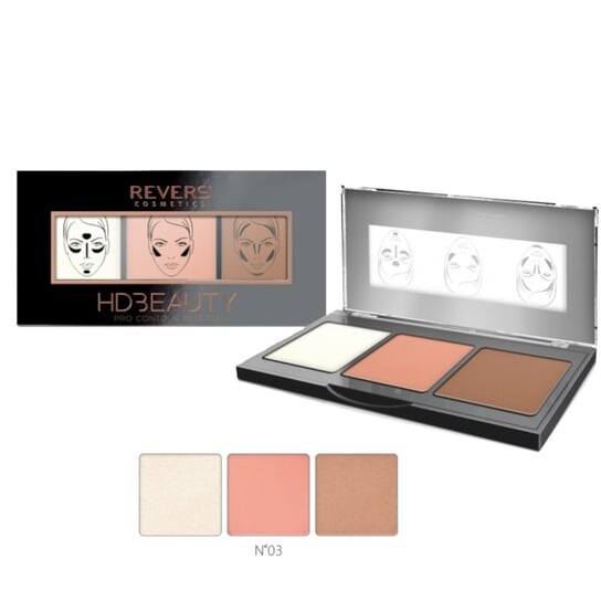 

КОНТУРНАЯ ПАЛИТРА № 03 HDBeauty PRO, Revers