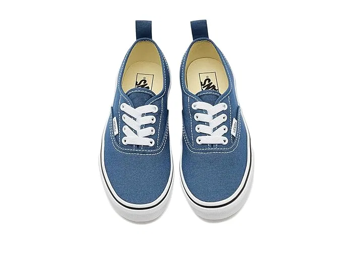 Кроссовки на эластичных шнурках Authentic Elastic Lace Vans Kids, Navy — фото 3