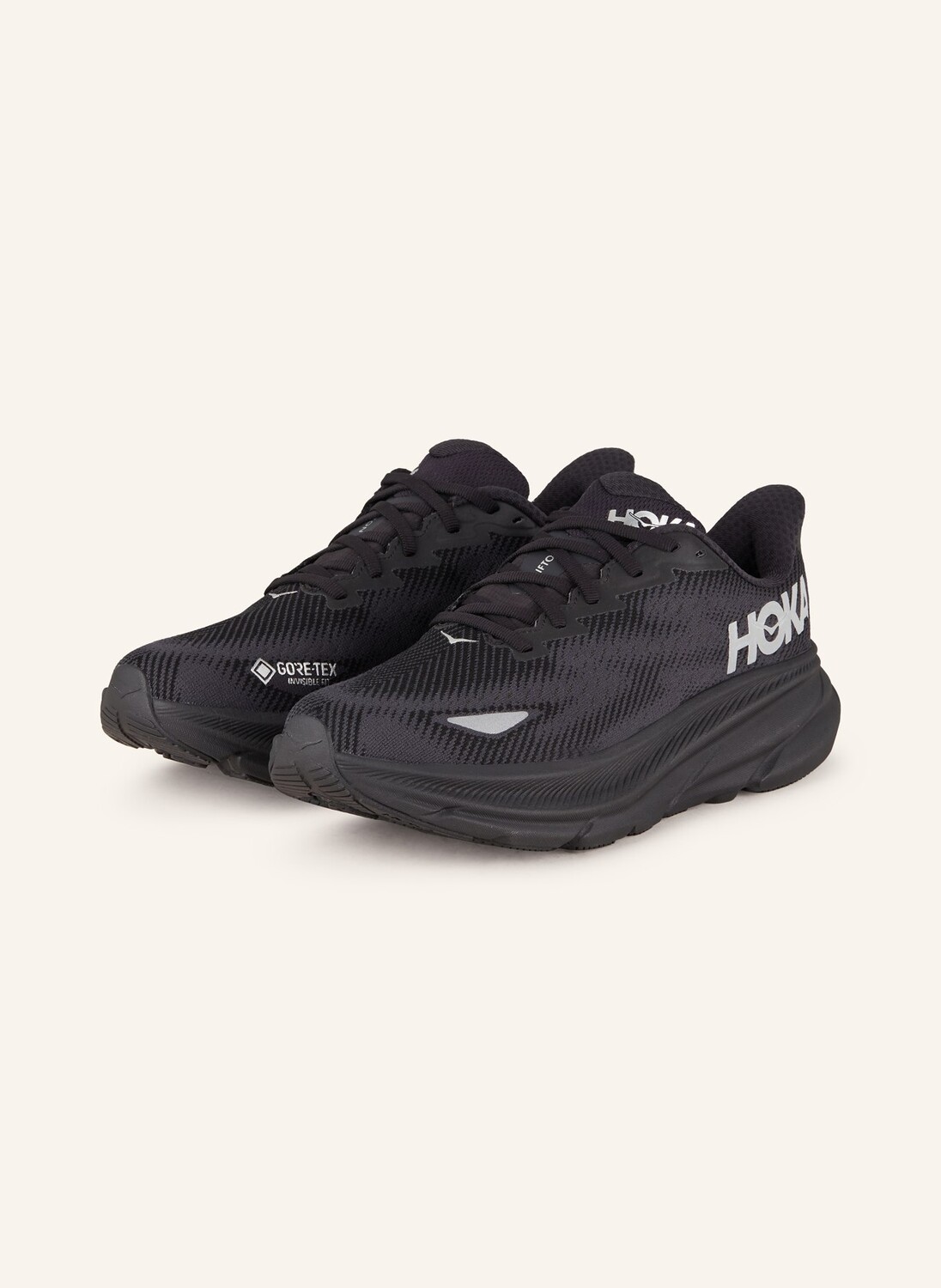 Кроссовки clifton 9 gtx HOKA, черный