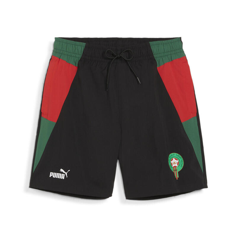 

Тканые футбольные шорты FRMF мужские PUMA Black Vine For All Time Red Green