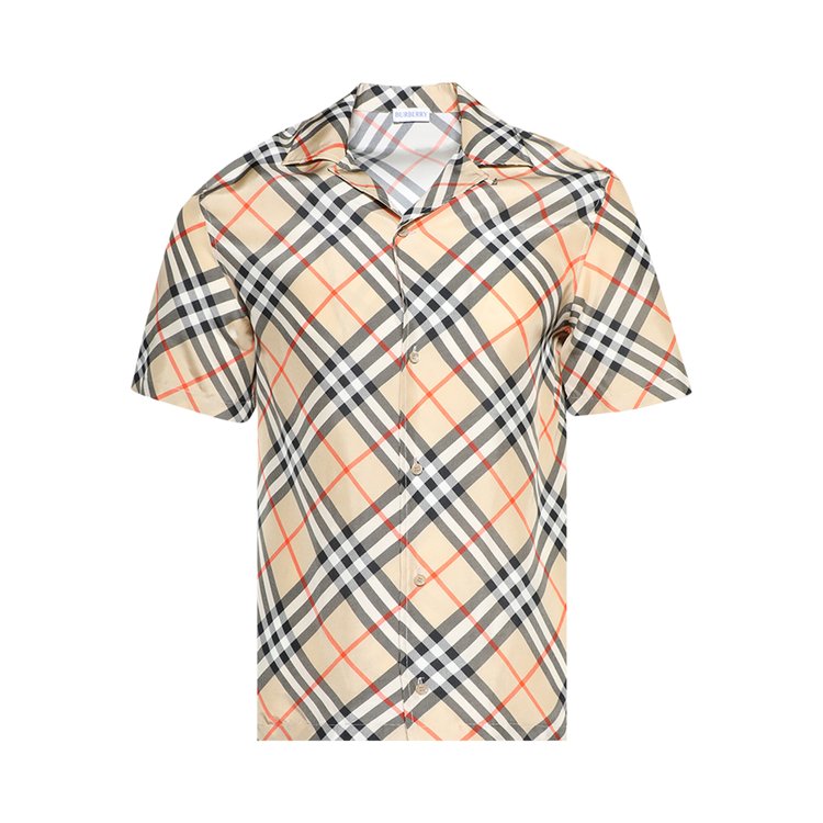 

Рубашка Burberry Button Up Shirt, песочный