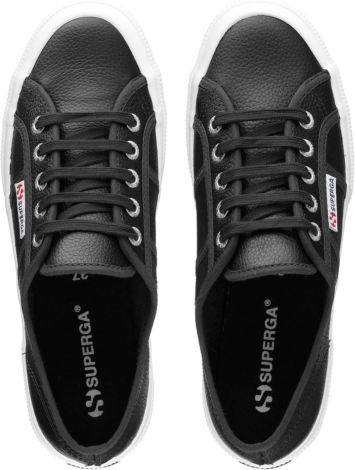 Гимнастические кроссовки Superga 2750-efglu унисекс для взрослых, белые — фото 4