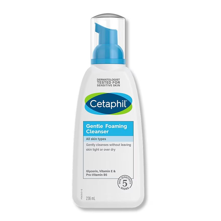 

Cetaphil Нежная очищающая пенка 236мл, white