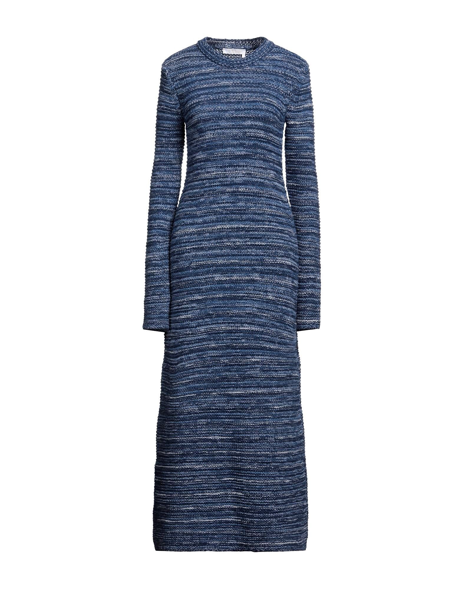 

Макси платье Chloé, темно-синий