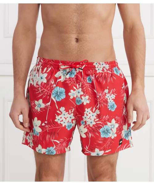 

Плавки-Шорты «Пиранья» Regular fit Boss, красный