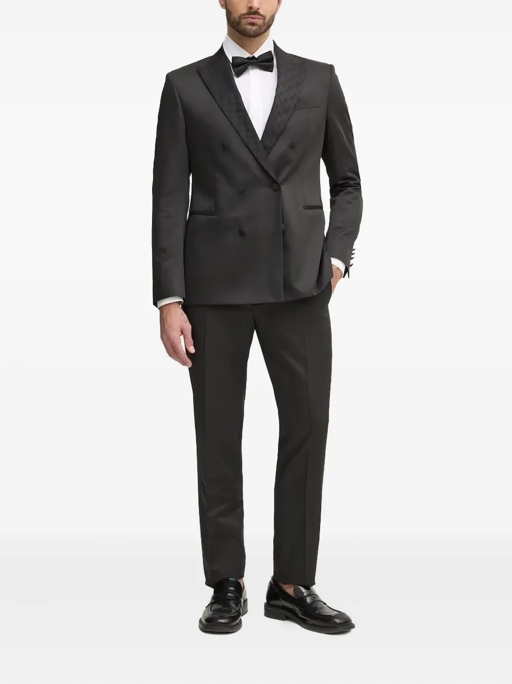 

Двубортный узорчатый костюм Joop!, черный