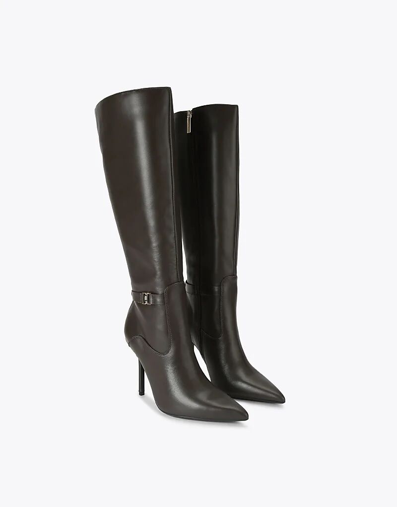 Сапоги KG Kurt Geiger Sky из темно-коричневой кожи — фото 2