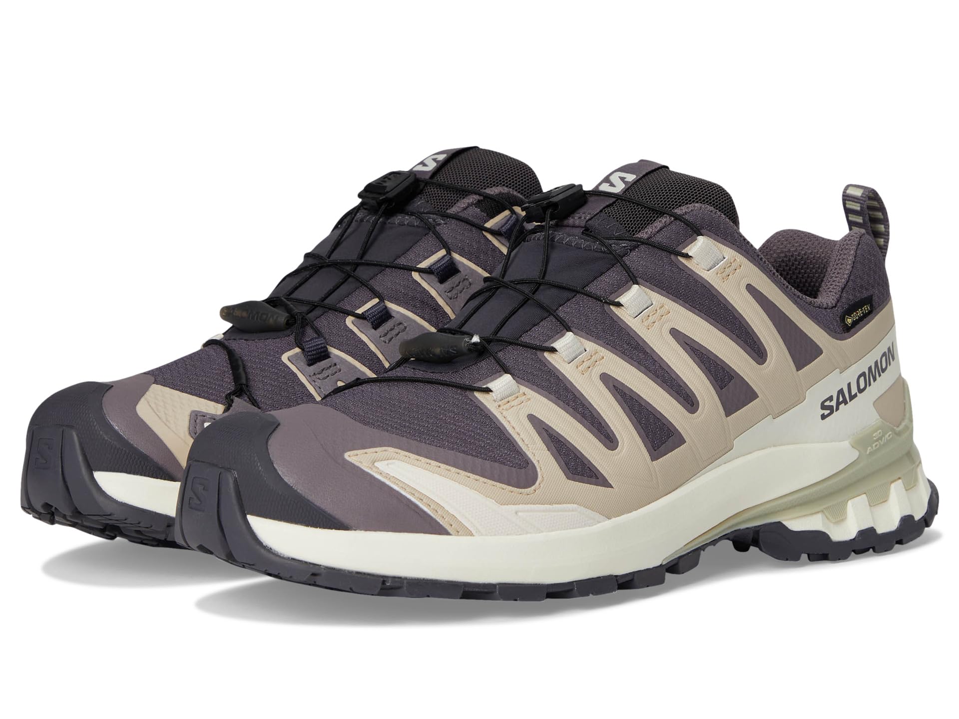 Кроссовки Salomon XA Pro 3D V9 GORE-TEX, цвет Nine Iron/Oxford Tan/Alfalfa