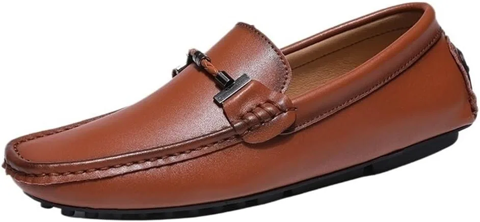 Мужские лоферы на каждый день, без бренда, Brown UOPYNE